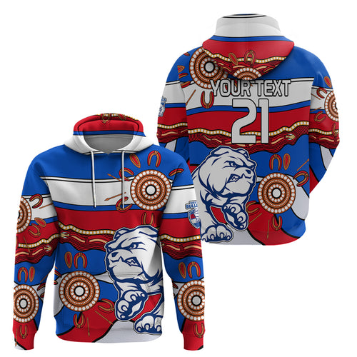 custom-text-and-number-afl-bulldogs-football-hoodie-western-aboriginal-simple-style