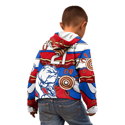 custom-text-and-number-afl-bulldogs-football-kid-hoodie-western-aboriginal-simple-style
