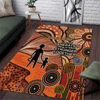 Aboriginal and Torres Strait Islander Children's Day Personalised Area Rug The Next Generation Strong in Culture