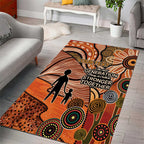 Aboriginal and Torres Strait Islander Children's Day Personalised Area Rug The Next Generation Strong in Culture