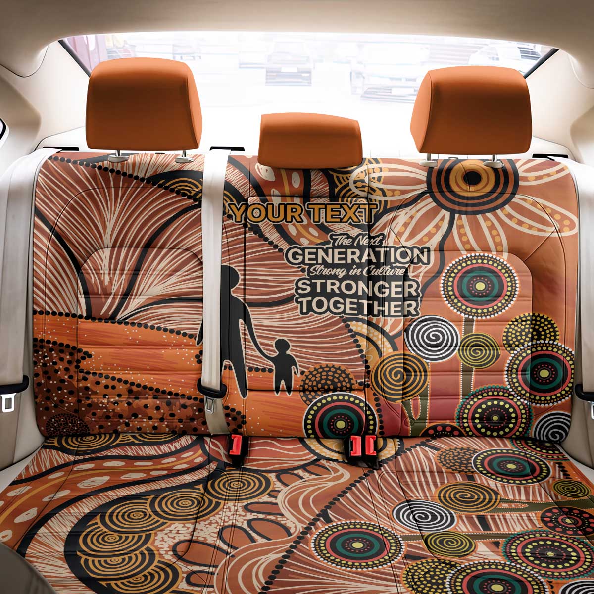 Aboriginal and Torres Strait Islander Children's Day Personalised Back Car Seat Cover The Next Generation Strong in Culture