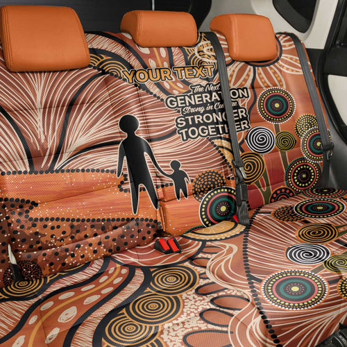 Aboriginal and Torres Strait Islander Children's Day Personalised Back Car Seat Cover The Next Generation Strong in Culture