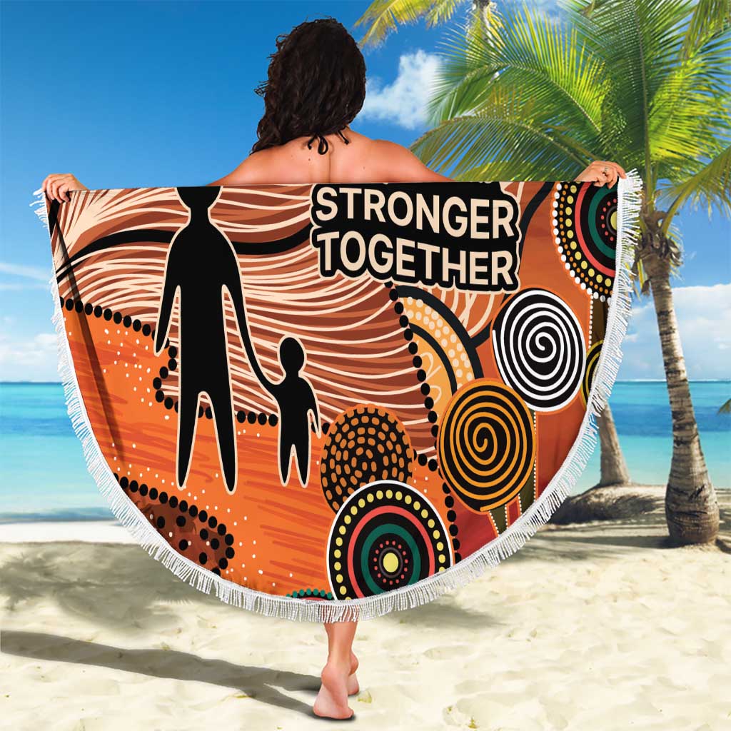 Aboriginal and Torres Strait Islander Children's Day Personalised Beach Blanket The Next Generation Strong in Culture