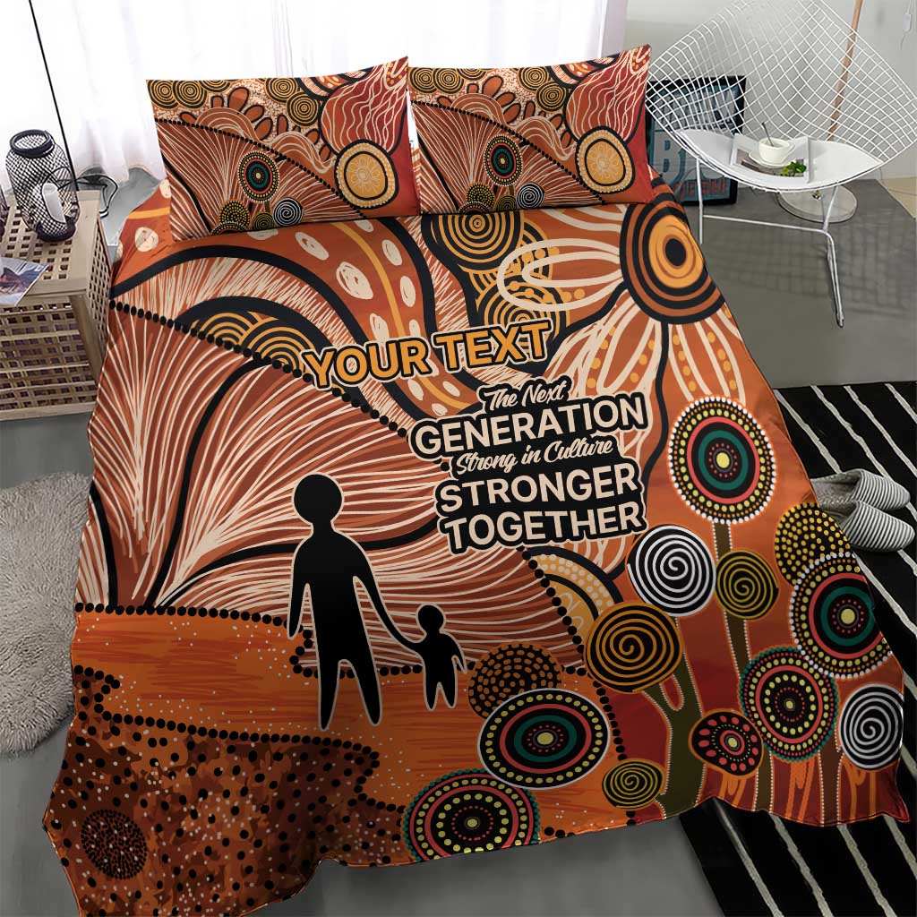 Aboriginal and Torres Strait Islander Children's Day Personalised Bedding Set The Next Generation Strong in Culture