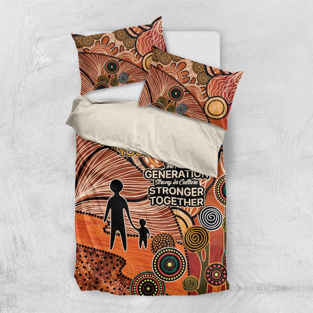 Aboriginal and Torres Strait Islander Children's Day Personalised Bedding Set The Next Generation Strong in Culture
