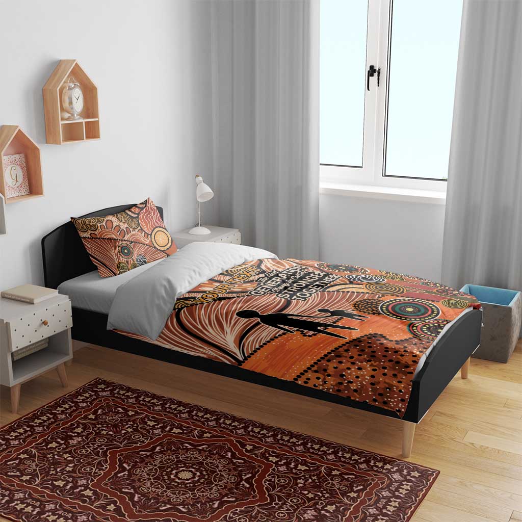 Aboriginal and Torres Strait Islander Children's Day Personalised Bedding Set The Next Generation Strong in Culture