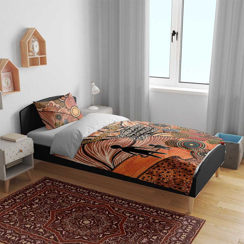 Aboriginal and Torres Strait Islander Children's Day Personalised Bedding Set The Next Generation Strong in Culture
