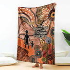 Aboriginal and Torres Strait Islander Children's Day Personalised Blanket The Next Generation Strong in Culture