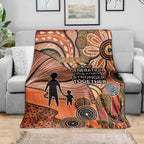 Aboriginal and Torres Strait Islander Children's Day Personalised Blanket The Next Generation Strong in Culture