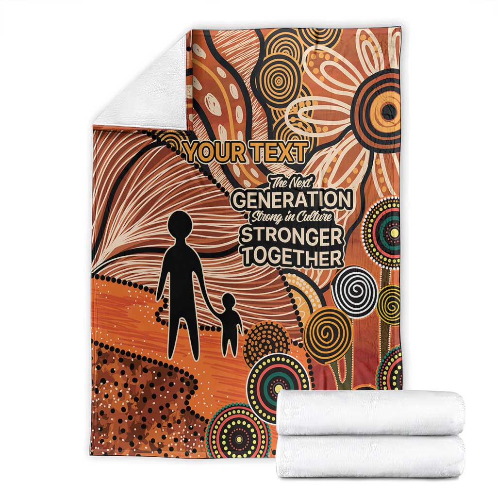 Aboriginal and Torres Strait Islander Children's Day Personalised Blanket The Next Generation Strong in Culture