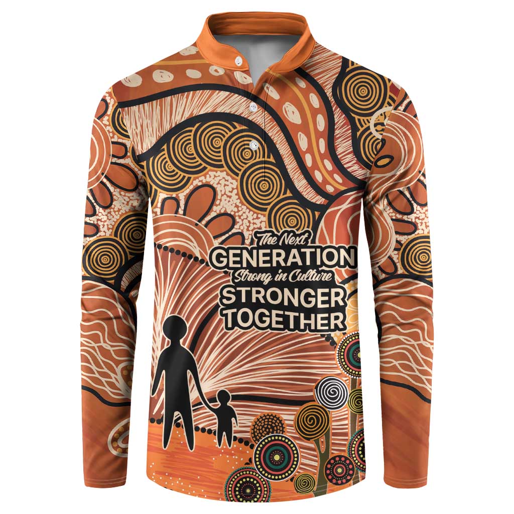 Aboriginal and Torres Strait Islander Children's Day Personalised Button Sweatshirt The Next Generation Strong in Culture