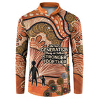 Aboriginal and Torres Strait Islander Children's Day Personalised Button Sweatshirt The Next Generation Strong in Culture