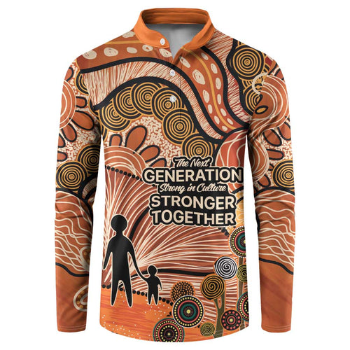 Aboriginal and Torres Strait Islander Children's Day Personalised Button Sweatshirt The Next Generation Strong in Culture