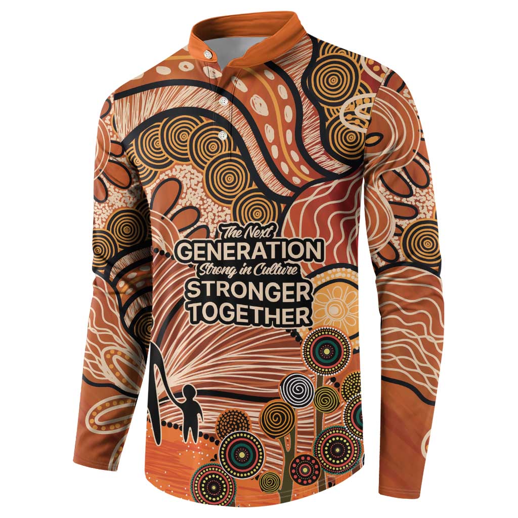 Aboriginal and Torres Strait Islander Children's Day Personalised Button Sweatshirt The Next Generation Strong in Culture