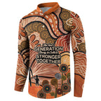 Aboriginal and Torres Strait Islander Children's Day Personalised Button Sweatshirt The Next Generation Strong in Culture