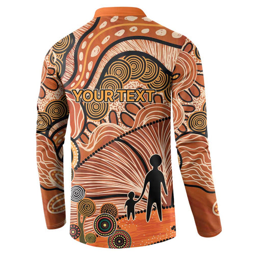 Aboriginal and Torres Strait Islander Children's Day Personalised Button Sweatshirt The Next Generation Strong in Culture