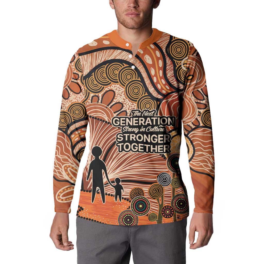 Aboriginal and Torres Strait Islander Children's Day Personalised Button Sweatshirt The Next Generation Strong in Culture