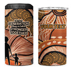 Aboriginal and Torres Strait Islander Children's Day Personalised 4 in 1 Can Cooler Tumbler The Next Generation Strong in Culture