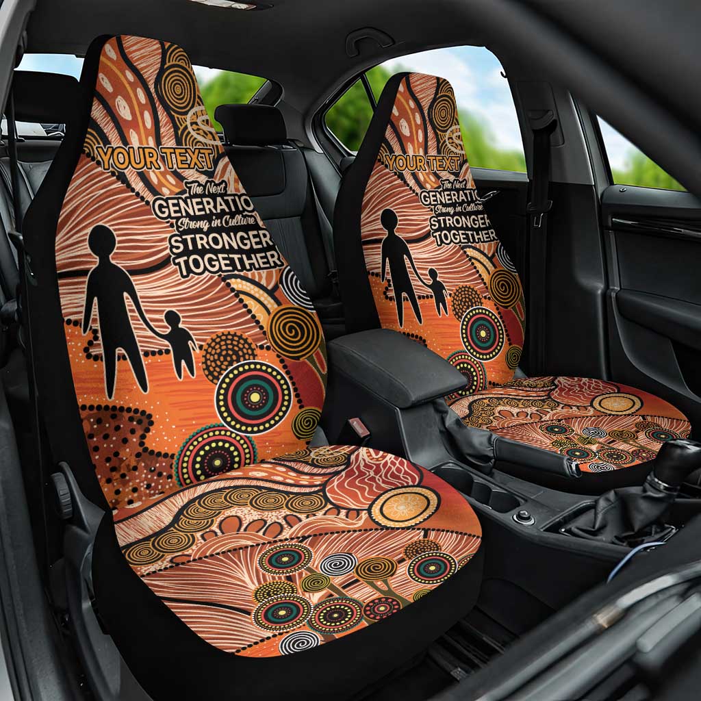 Aboriginal and Torres Strait Islander Children's Day Personalised Car Seat Cover The Next Generation Strong in Culture