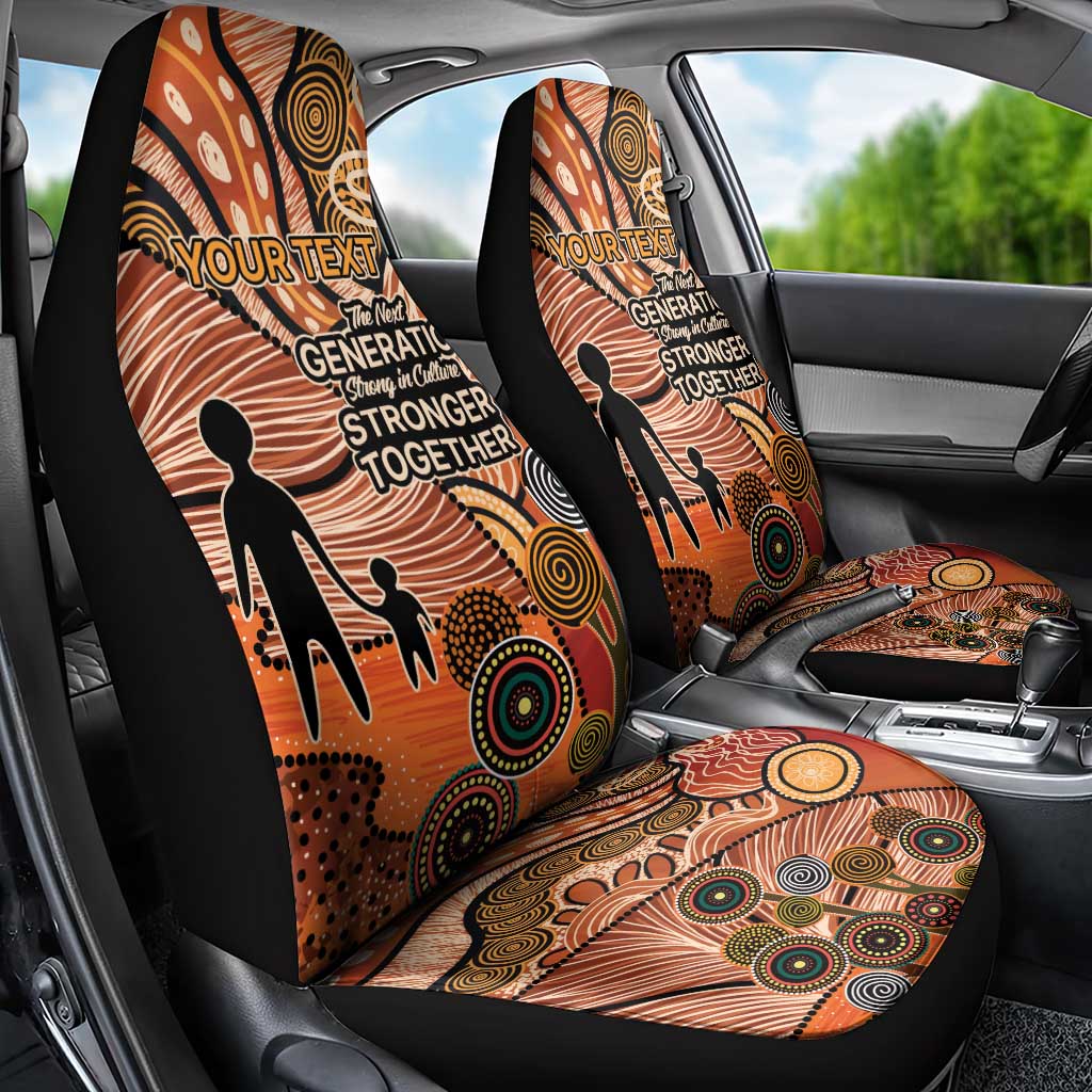 Aboriginal and Torres Strait Islander Children's Day Personalised Car Seat Cover The Next Generation Strong in Culture