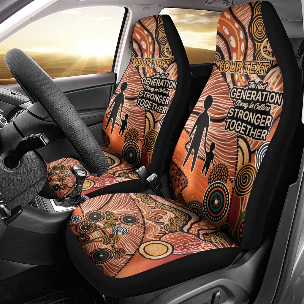Aboriginal and Torres Strait Islander Children's Day Personalised Car Seat Cover The Next Generation Strong in Culture
