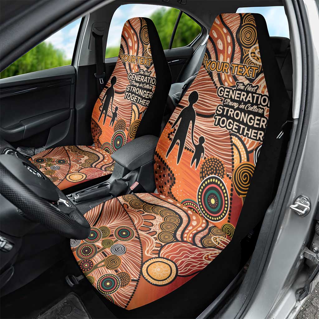 Aboriginal and Torres Strait Islander Children's Day Personalised Car Seat Cover The Next Generation Strong in Culture