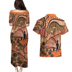 Aboriginal and Torres Strait Islander Children's Day Personalised Couples Matching Puletasi and Hawaiian Shirt The Next Generation Strong in Culture