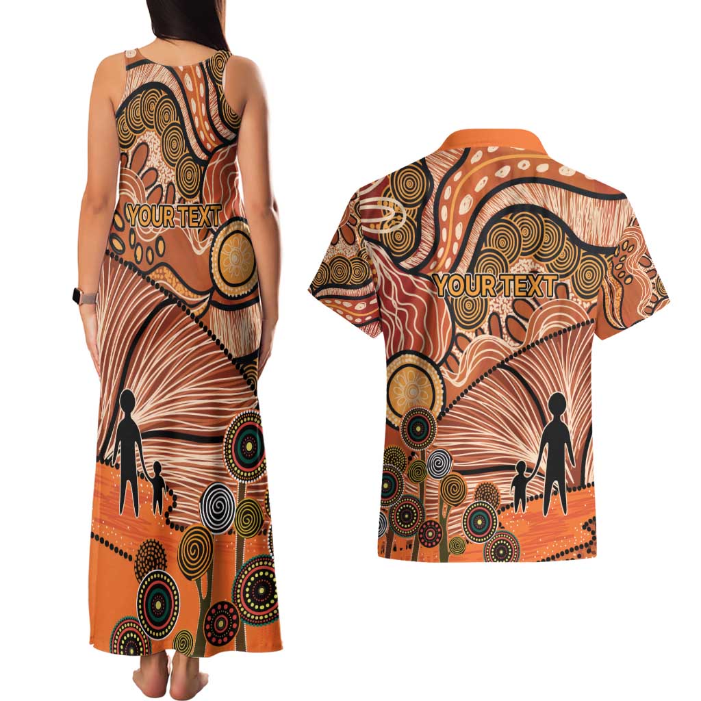 Aboriginal and Torres Strait Islander Children's Day Personalised Couples Matching Tank Maxi Dress and Hawaiian Shirt The Next Generation Strong in Culture