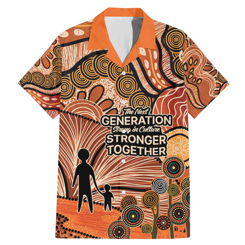 Aboriginal and Torres Strait Islander Children's Day Personalised Family Matching Mermaid Dress and Hawaiian Shirt The Next Generation Strong in Culture