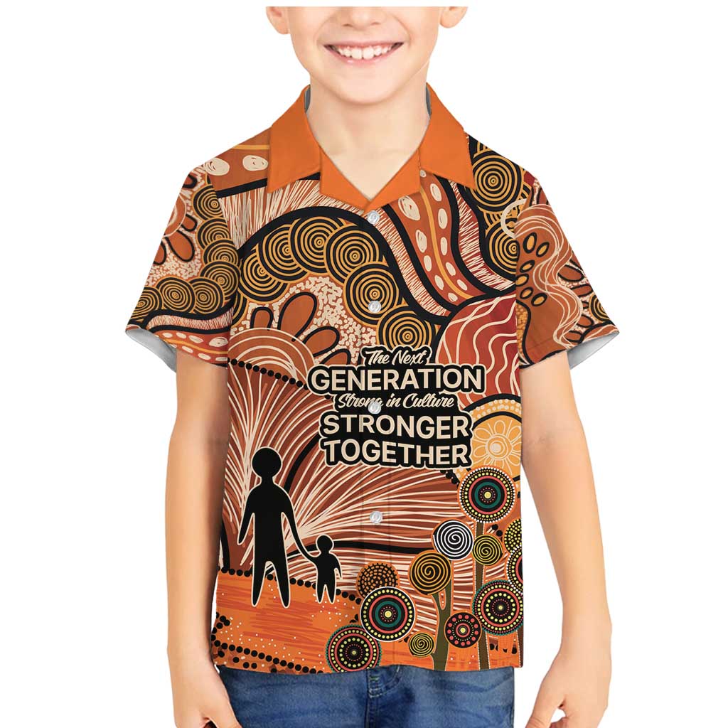 Aboriginal and Torres Strait Islander Children's Day Personalised Family Matching Mermaid Dress and Hawaiian Shirt The Next Generation Strong in Culture