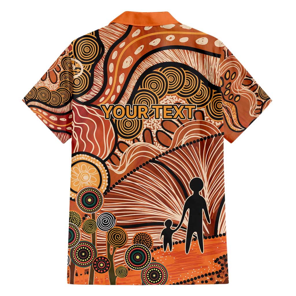 Aboriginal and Torres Strait Islander Children's Day Personalised Family Matching Off Shoulder Maxi Dress and Hawaiian Shirt The Next Generation Strong in Culture