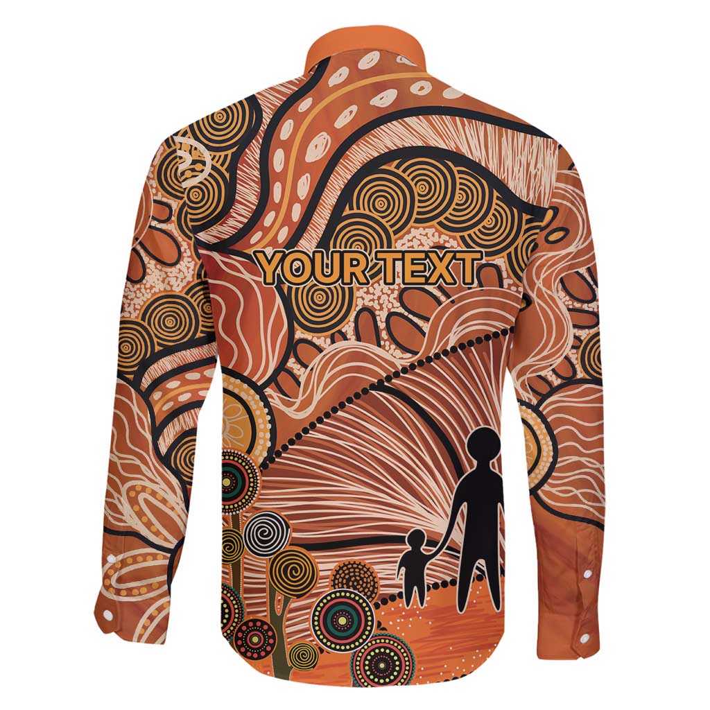 Aboriginal and Torres Strait Islander Children's Day Personalised Family Matching Off Shoulder Maxi Dress and Hawaiian Shirt The Next Generation Strong in Culture