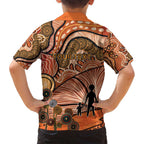 Aboriginal and Torres Strait Islander Children's Day Personalised Family Matching Off Shoulder Short Dress and Hawaiian Shirt The Next Generation Strong in Culture