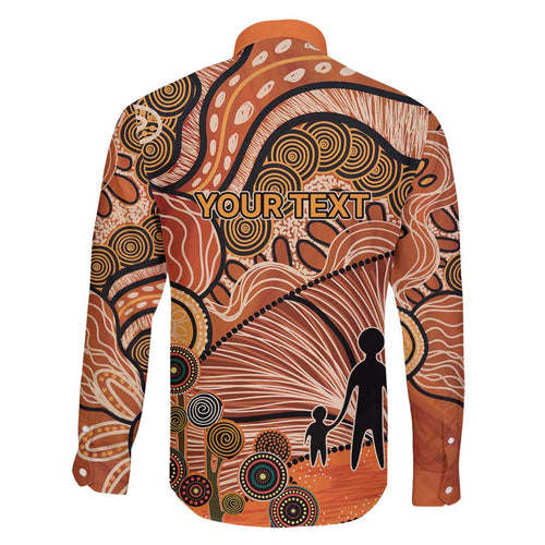 Aboriginal and Torres Strait Islander Children's Day Personalised Family Matching Off Shoulder Short Dress and Hawaiian Shirt The Next Generation Strong in Culture