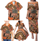 Aboriginal and Torres Strait Islander Children's Day Personalised Family Matching Puletasi and Hawaiian Shirt The Next Generation Strong in Culture