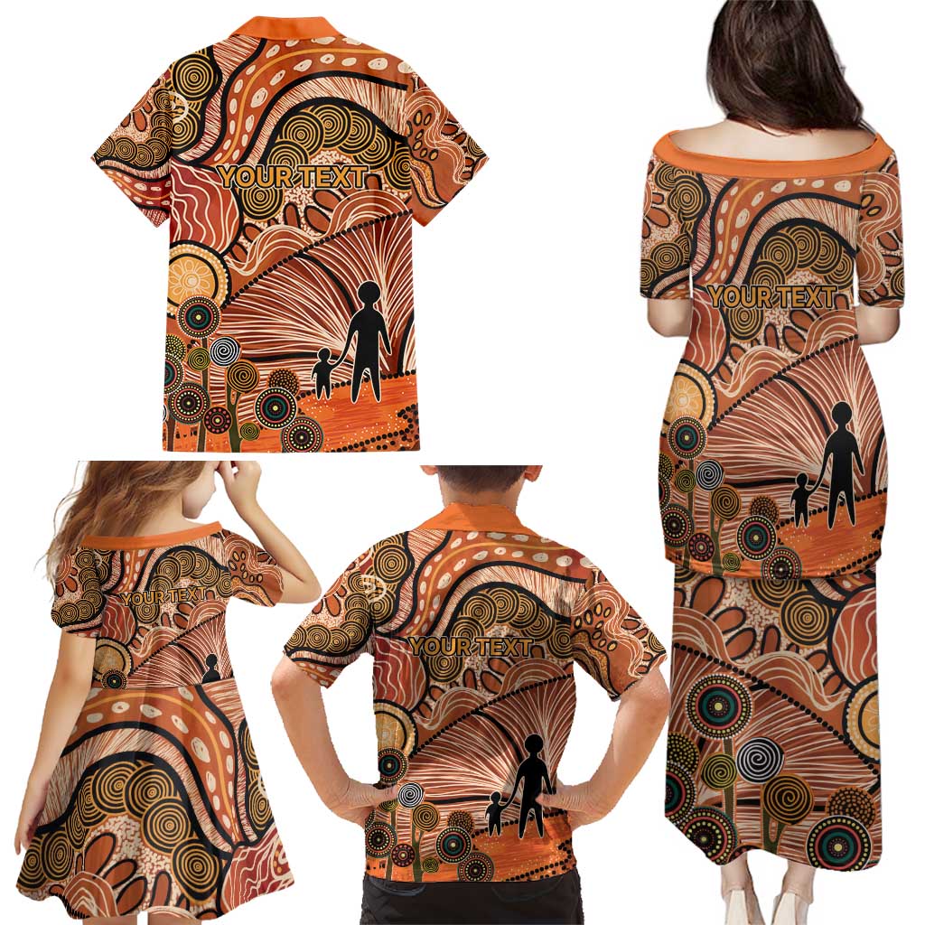 Aboriginal and Torres Strait Islander Children's Day Personalised Family Matching Puletasi and Hawaiian Shirt The Next Generation Strong in Culture