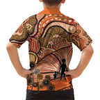 Aboriginal and Torres Strait Islander Children's Day Personalised Family Matching Short Sleeve Bodycon Dress and Hawaiian Shirt The Next Generation Strong in Culture
