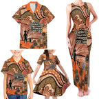 Aboriginal and Torres Strait Islander Children's Day Personalised Family Matching Tank Maxi Dress and Hawaiian Shirt The Next Generation Strong in Culture