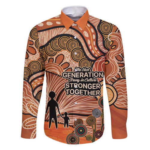Aboriginal and Torres Strait Islander Children's Day Personalised Family Matching Tank Maxi Dress and Hawaiian Shirt The Next Generation Strong in Culture