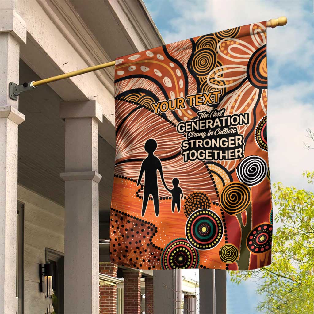 Aboriginal and Torres Strait Islander Children's Day Personalised Garden Flag The Next Generation Strong in Culture