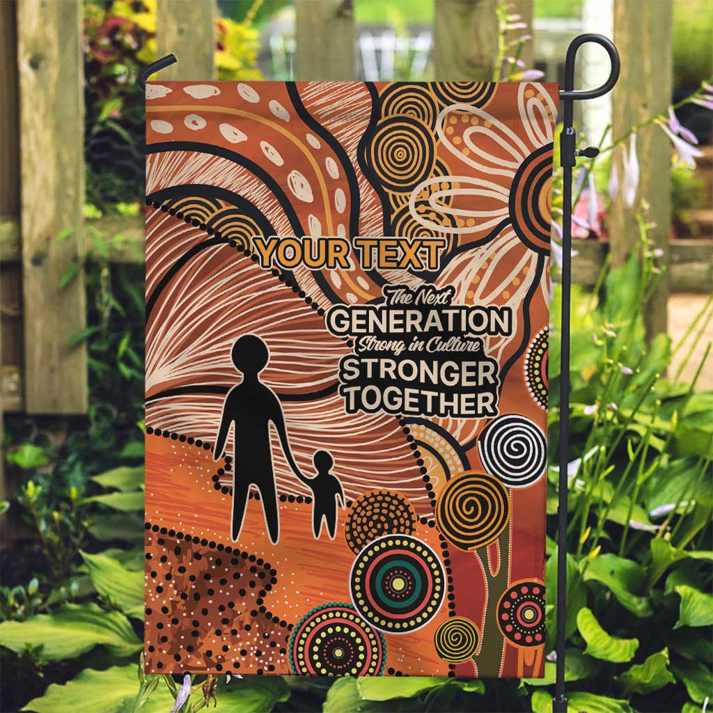 Aboriginal and Torres Strait Islander Children's Day Personalised Garden Flag The Next Generation Strong in Culture