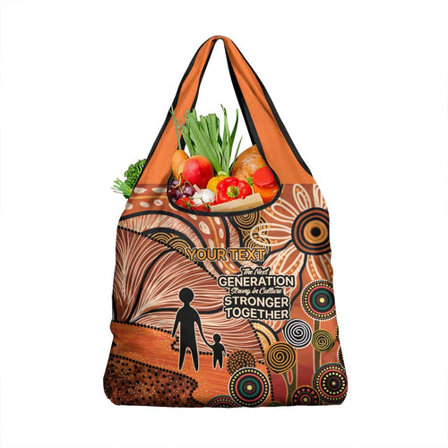 Aboriginal and Torres Strait Islander Children's Day Personalised Grocery Bag The Next Generation Strong in Culture