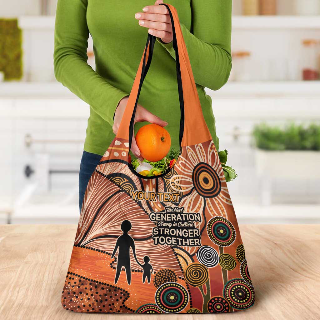 Aboriginal and Torres Strait Islander Children's Day Personalised Grocery Bag The Next Generation Strong in Culture