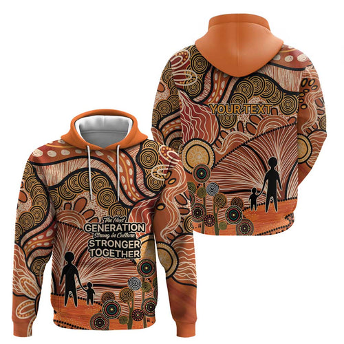 Aboriginal and Torres Strait Islander Children's Day Personalised Hoodie The Next Generation Strong in Culture