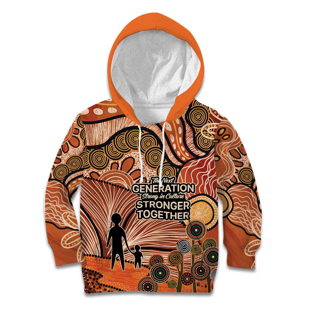 Aboriginal and Torres Strait Islander Children's Day Personalised Kid Hoodie The Next Generation Strong in Culture