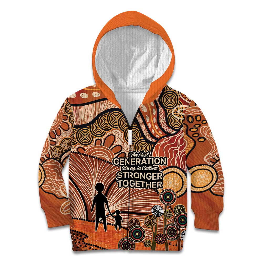 Aboriginal and Torres Strait Islander Children's Day Personalised Kid Hoodie The Next Generation Strong in Culture