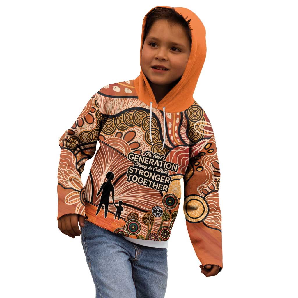 Aboriginal and Torres Strait Islander Children's Day Personalised Kid Hoodie The Next Generation Strong in Culture