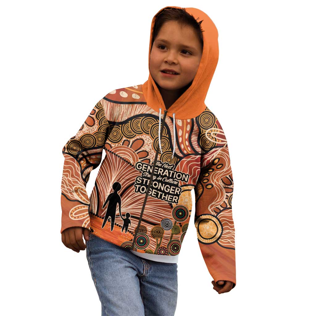 Aboriginal and Torres Strait Islander Children's Day Personalised Kid Hoodie The Next Generation Strong in Culture