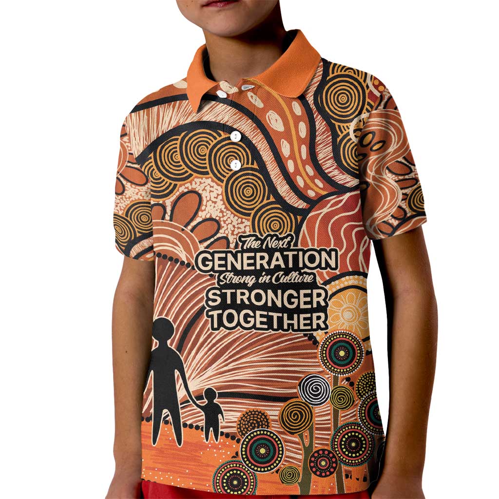 Aboriginal and Torres Strait Islander Children's Day Personalised Kid Polo Shirt The Next Generation Strong in Culture