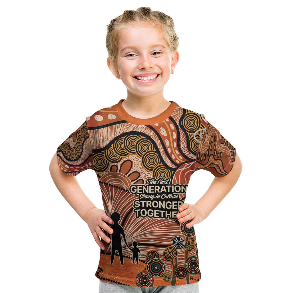 Aboriginal and Torres Strait Islander Children's Day Personalised Kid T Shirt The Next Generation Strong in Culture